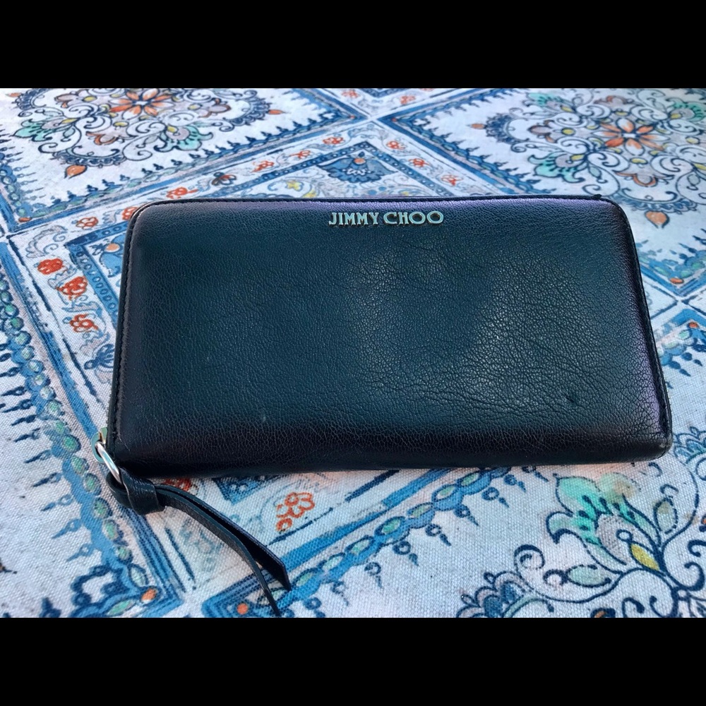 Jimmy Choo zip around wallet